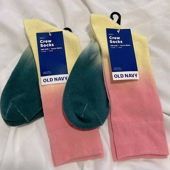 Old Navy Other - NIP- Old Navy - 2 Pairs Men’s Crew Socks